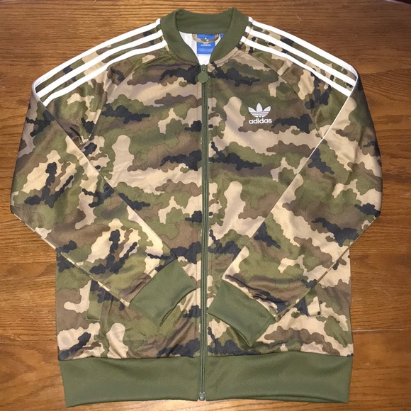adidas camo coat